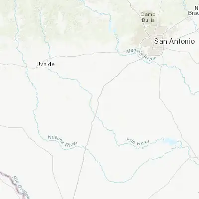 Map showing location of Pearsall (28.892190, -99.095030)