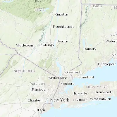 Map showing location of Peekskill (41.290090, -73.920420)