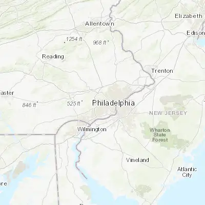 Map showing location of Penn Wynne (39.986220, -75.275460)