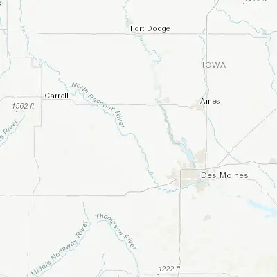 Map showing location of Perry (41.838600, -94.107180)
