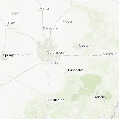 Map showing location of Pickerington (39.884230, -82.753500)