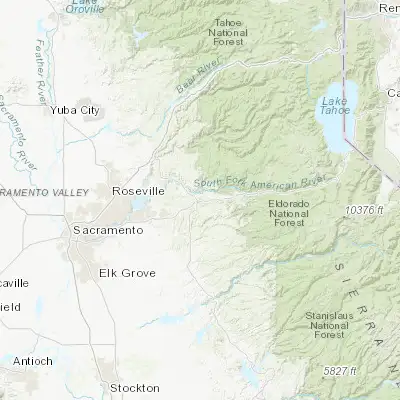 Map showing location of Placerville (38.729630, -120.798550)