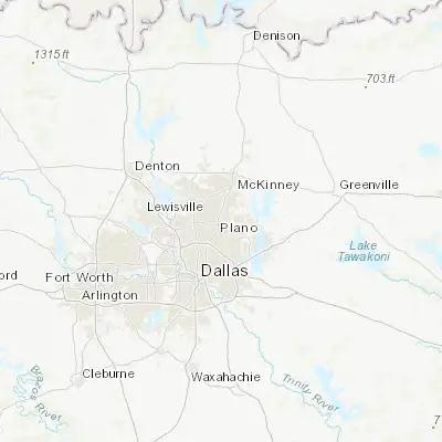 Map showing location of Plano (33.019840, -96.698890)