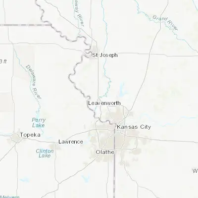 Map showing location of Platte City (39.370280, -94.782460)