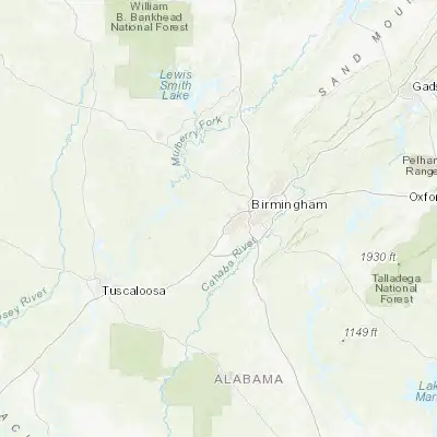 Map showing location of Pleasant Grove (33.490940, -86.970270)