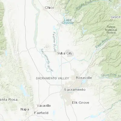 Map showing location of Plumas Lake (39.020730, -121.558020)