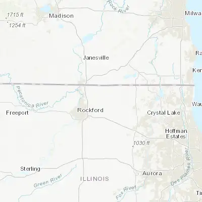 Map showing location of Poplar Grove (42.368350, -88.822050)