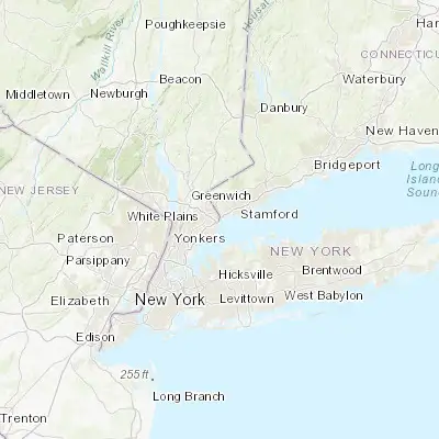 Map showing location of Port Chester (41.001760, -73.665680)