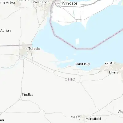 Map showing location of Port Clinton (41.512000, -82.937690)