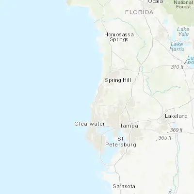 Map showing location of Port Richey (28.271680, -82.719550)