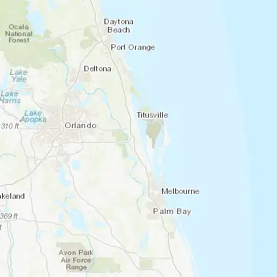 Map showing location of Port Saint John (28.476950, -80.788670)