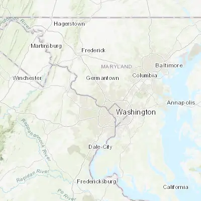 Map showing location of Potomac (39.018170, -77.208590)