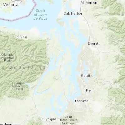 Map showing location of Poulsbo (47.735930, -122.646540)