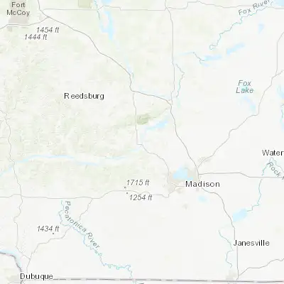Map showing location of Prairie du Sac (43.286930, -89.724010)
