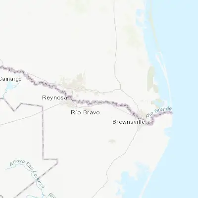 Map showing location of Progreso (26.092300, -97.957220)