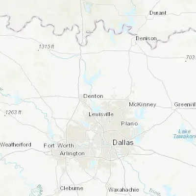 Map showing location of Providence (33.233400, -96.961580)