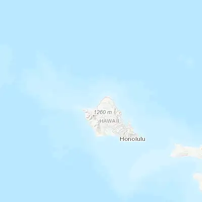Map showing location of Pupukea (21.654560, -158.060650)