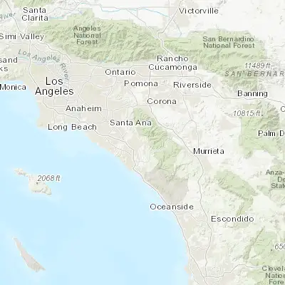 Map showing location of Rancho Santa Margarita (33.640860, -117.603100)