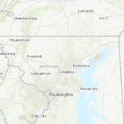 Map showing location of Randallstown (39.367330, -76.795250)
