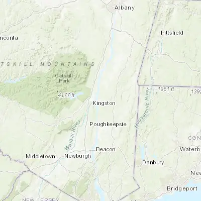 Map showing location of Rhinebeck (41.926760, -73.912640)