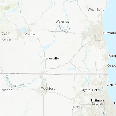 Map showing location of Richmond (42.714730, -88.749270)