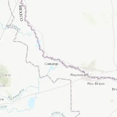 Map showing location of Rio Grande City (26.379790, -98.820300)
