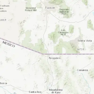 Map showing location of Rio Rico (31.471480, -110.976480)