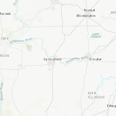Map showing location of Riverton (39.844220, -89.539540)
