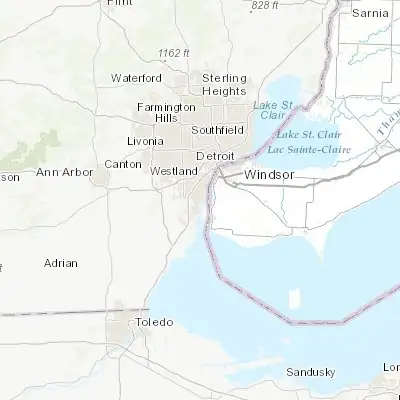 Map showing location of Riverview (42.174210, -83.179370)
