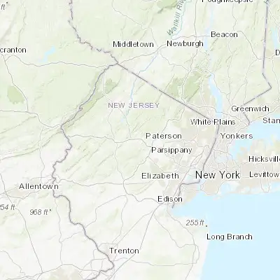 Map showing location of Rockaway (40.901210, -74.514320)