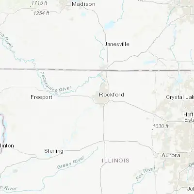 Map showing location of Rockford (42.271130, -89.094000)