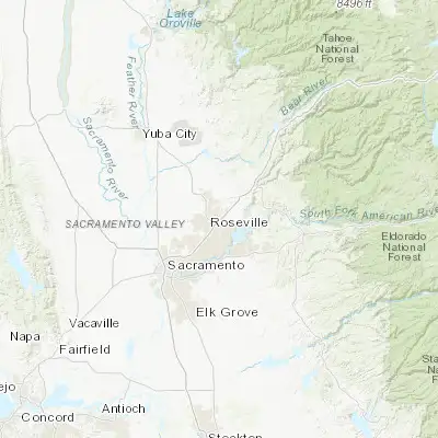 Map showing location of Rocklin (38.790730, -121.235780)