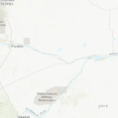 Map showing location of Rocky Ford (38.052510, -103.720230)