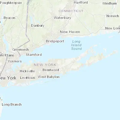 Map showing location of Rocky Point (40.952600, -72.925380)