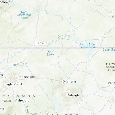 Map showing location of Roxboro (36.393750, -78.982790)