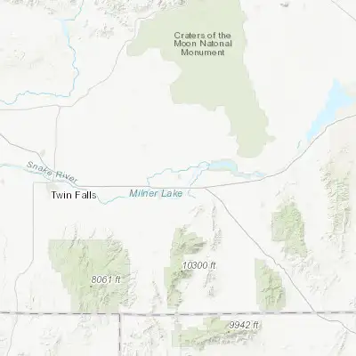 Map showing location of Rupert (42.619080, -113.677230)