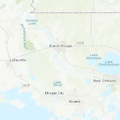 Map showing location of Saint Gabriel (30.257700, -91.099270)