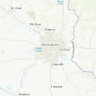 Map showing location of Saint Louis Park (44.948300, -93.348010)