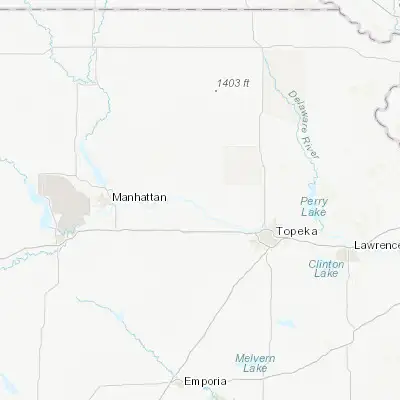 Map showing location of Saint Marys (39.194160, -96.071100)