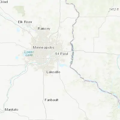 Map showing location of Saint Paul Park (44.842190, -92.991320)