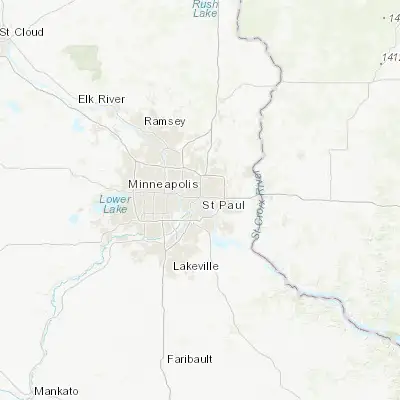 Map showing location of Saint Paul (44.944410, -93.093270)