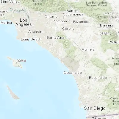 Map showing location of San Clemente (33.426970, -117.611990)