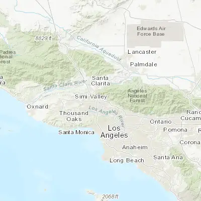 Map showing location of San Fernando (34.281950, -118.438970)