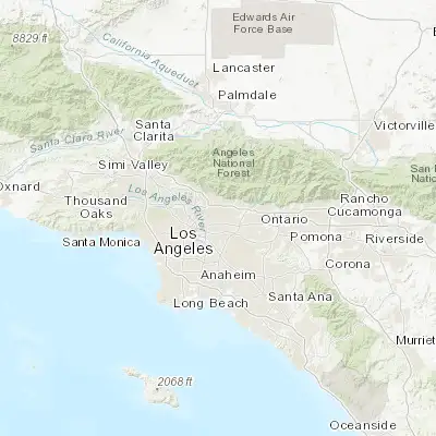 Map showing location of San Gabriel (34.096110, -118.105830)
