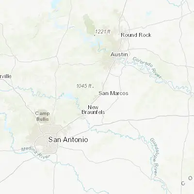 Map showing location of San Marcos (29.883270, -97.941390)
