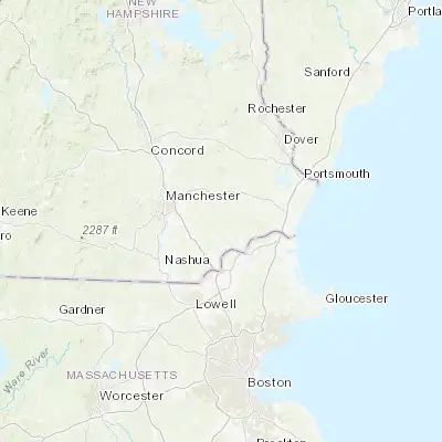Map showing location of Sandown (42.928700, -71.187010)