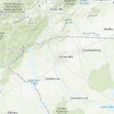 Map showing location of Sans Souci (34.877900, -82.424010)