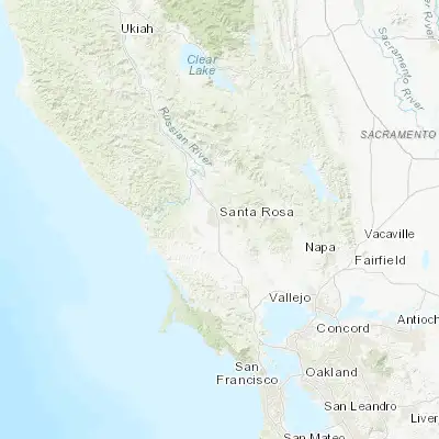 Map showing location of Santa Rosa (38.440470, -122.714430)