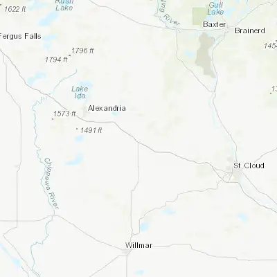 Map showing location of Sauk Centre (45.737470, -94.952520)
