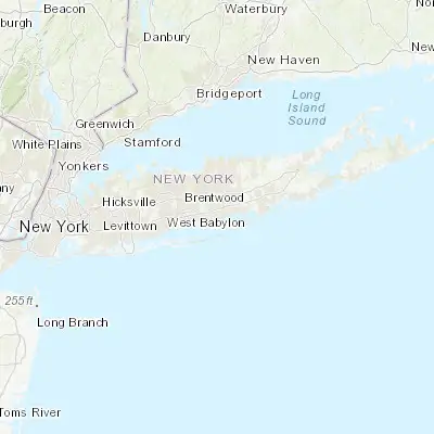 Map showing location of Sayville (40.735930, -73.082060)